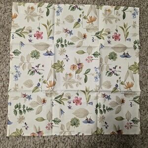 Longaberger Botanical Fields ONE NAPKIN  w/ UnHemmed Edge 2677835 NEW